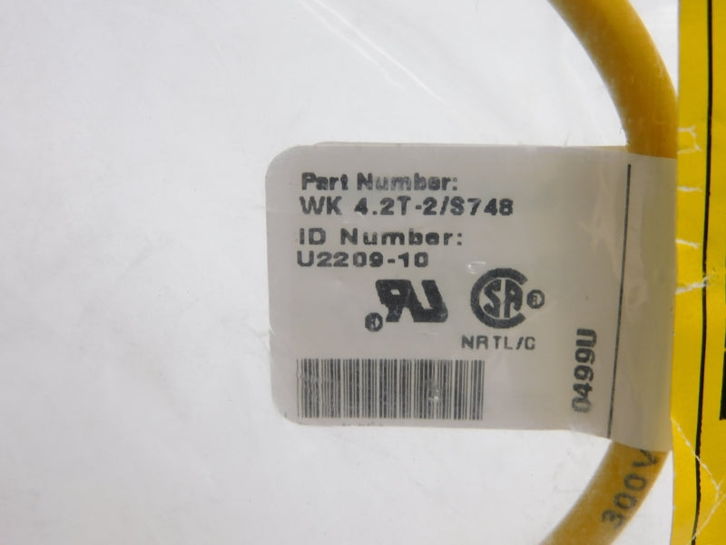 TURCK WK4.2T-2/S748 U2209-10 250V 4A NSMP