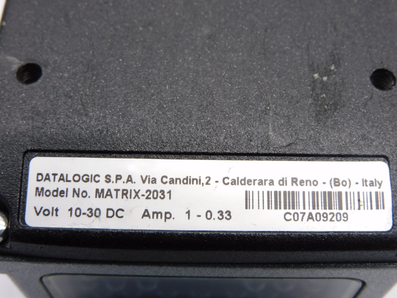 DATALOGIC MATRIX-2031 10-30VDC 1-0.33A UNMP