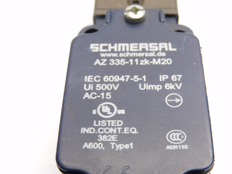SCHMERSAL AZ335-11ZK-M20 500V (NO KEY) NSNP