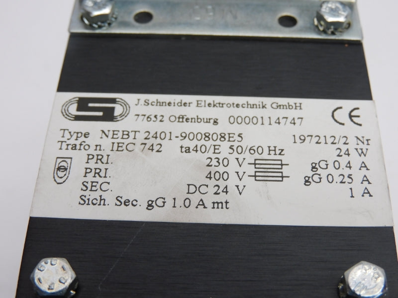 J.SCHNEIDER ELEKTROTECHNIK NEBT2401-900808E5 400V 1A UNMP