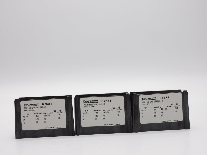 FERRAZ SHAWMUT 67521 600V (PKG OF 3) NSMP