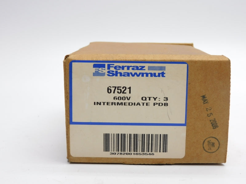 FERRAZ SHAWMUT 67521 600V (PKG OF 3) NSMP