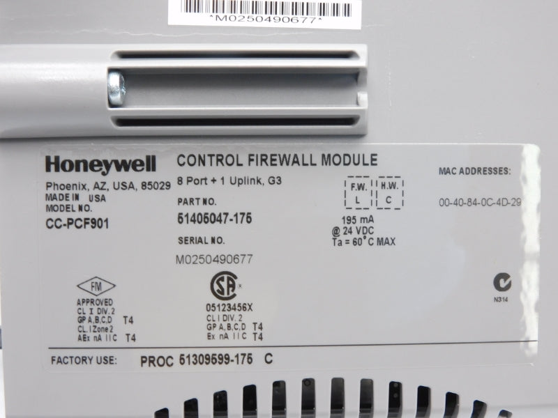 HONEYWELL CC-PCF901 51405047-175 F/W L 24VDC NSMP