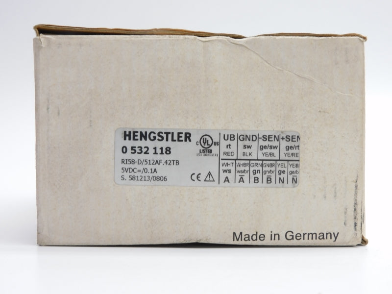 HENGSTLER RI58-D/512AF.42TB 0532118 5VDC 0.1A NSMP