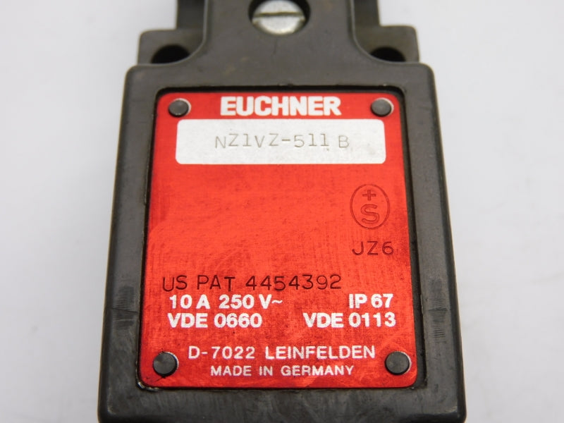 EUCHNER NZ1VZ-511B 250V 10A (NO KEY) NSNP