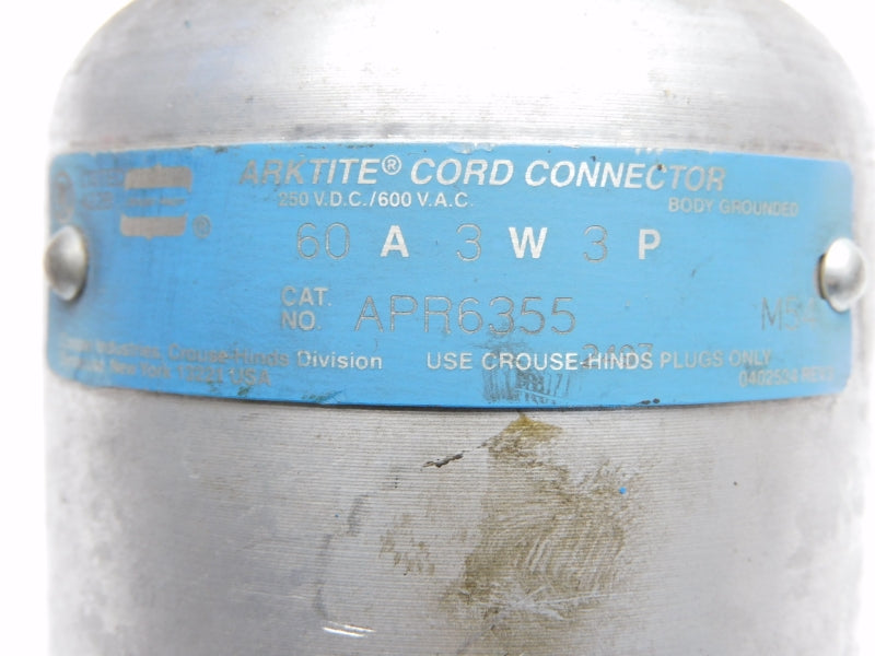 CROUSE-HINDS APR6355 600VAC 60A UNMP