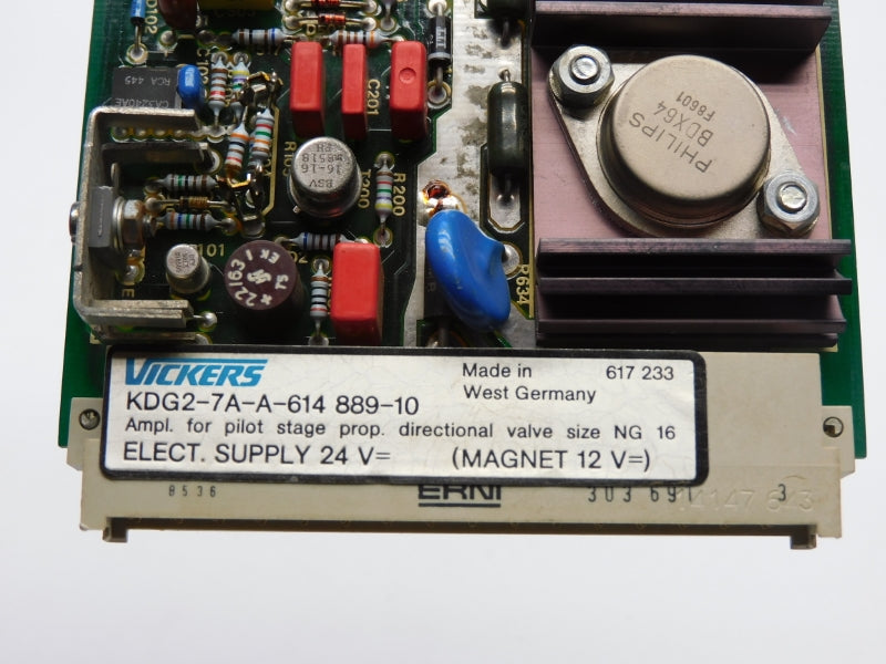 VICKERS KDG2-7A-A-614889-10 24V UNMP