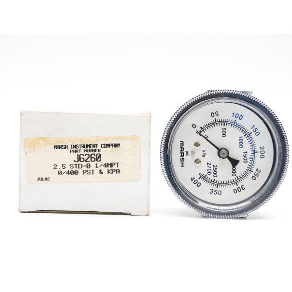 MARSH INSTRUMENT J6260 0/400PSI NSMP