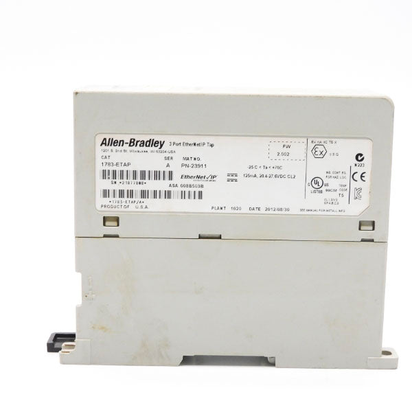 ALLEN BRADLEY 1783-ETAP SER. A F/W 2.002 20.4-27.6VDC UNMP