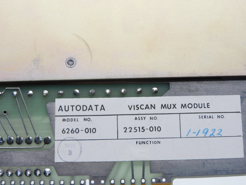 AUTODATA 6260-010 NSNP