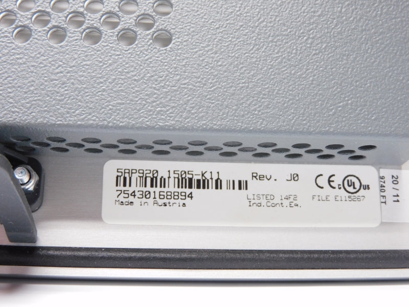 B&R AUTOMATION SCHENCK 5AP920.1505-K11 NSMP