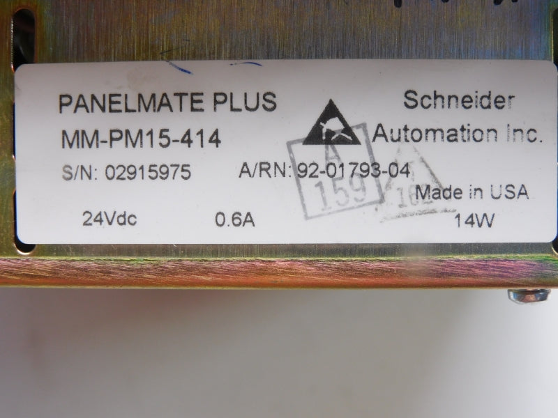 SCHNEIDER ELECTRIC MM-PM15-414 24VDC 0.6A NSNP