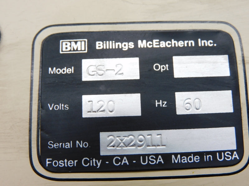 BMI GS-2 120V UNMP