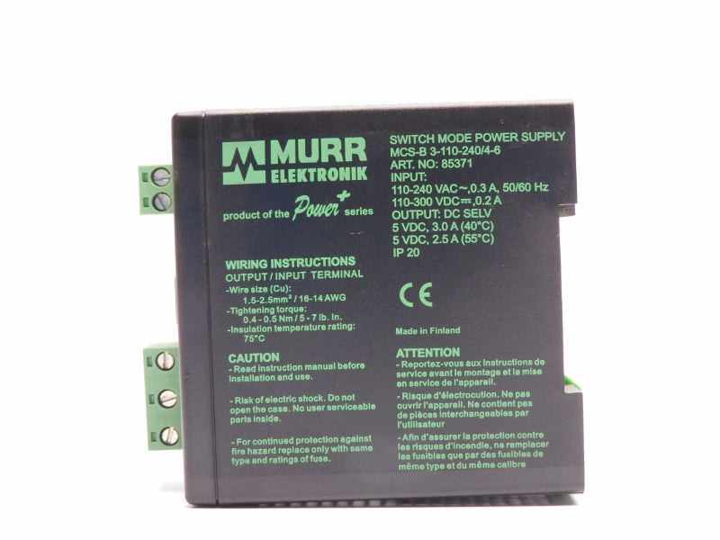 MURR ELEKTRONIK MCS-B3-110-240/4-6 85371 110-300VDC 3.0A NSNP