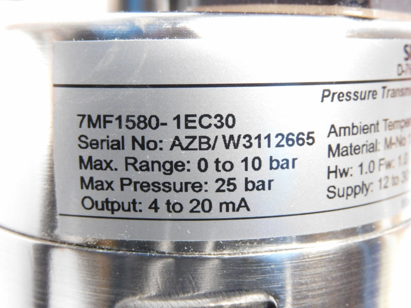 SIEMENS 7MF15801EC30 F/W 1.0 12-30V NSMP