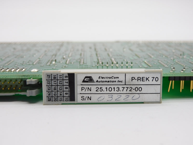 ELECTROCOM AUTOMATION 25.1013.772-00 P-REK70 UNMP