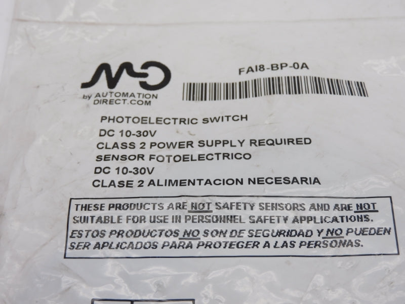 MICRO DETECTORS FAI8-BP-0A 10-30VDC NSMP