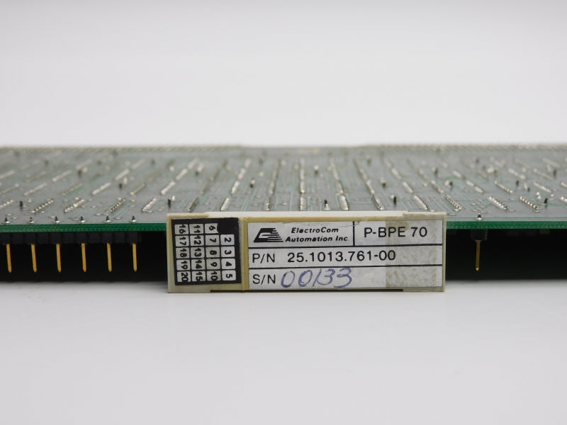 ELECTROCOM AUTOMATION 25.1013.761-00 P-BPE70 NSNP