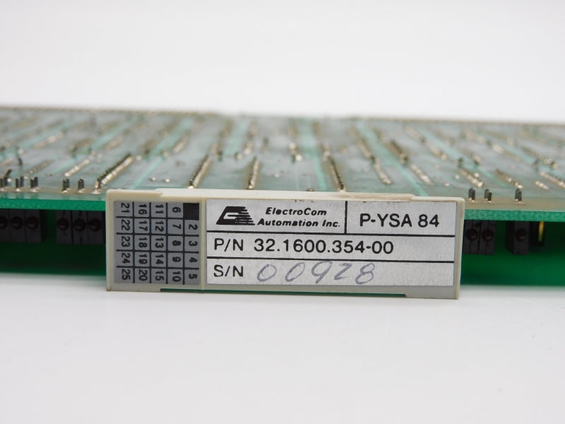 ELECTROCOM AUTOMATION 32.1600.354-00 P-YSA84 NSNP