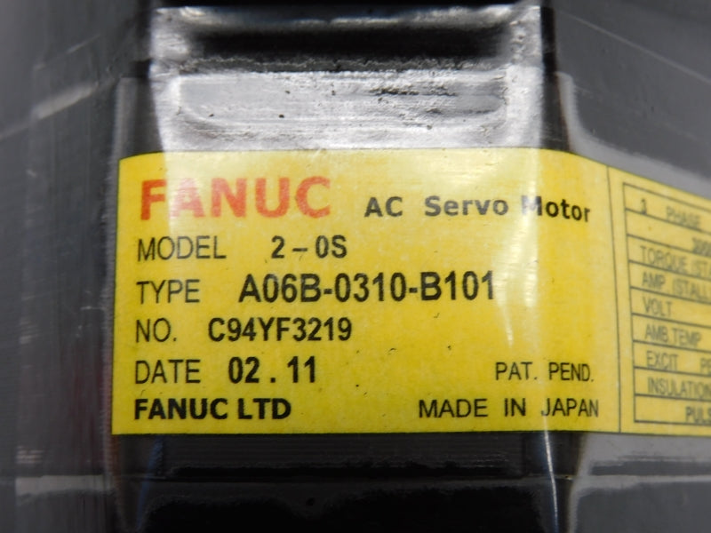 FANUC A06B-0310-B101 90V 2.2A UNMP