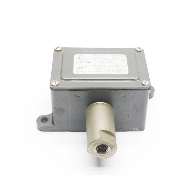 UNITED ELECTRIC J6-222 250VAC 15A 0-20PSI UNMP