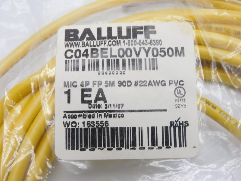 BALLUFF C04BEL00VY050M 250V NSMP