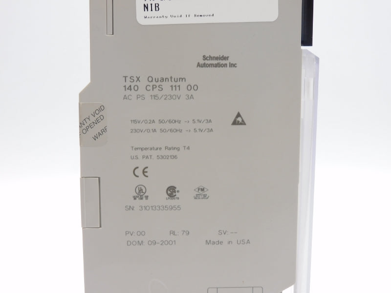 SCHNEIDER ELECTRIC 140CPS11100 115/230V 3A NSMP