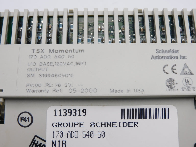 SCHNEIDER ELECTRIC 170ADO54050 120VAC NSMP