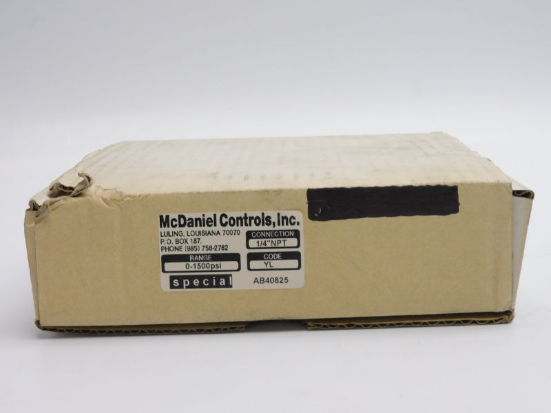 MCDANIEL CONTROLS AB40825 0-1500PSI NSMP