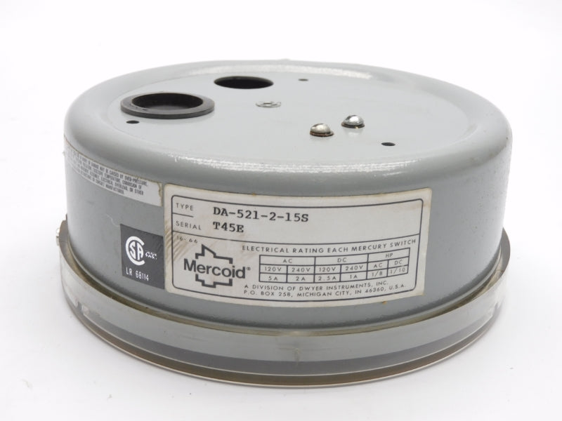 MERCOID DA-521-2-15S 240V 5A NSNP