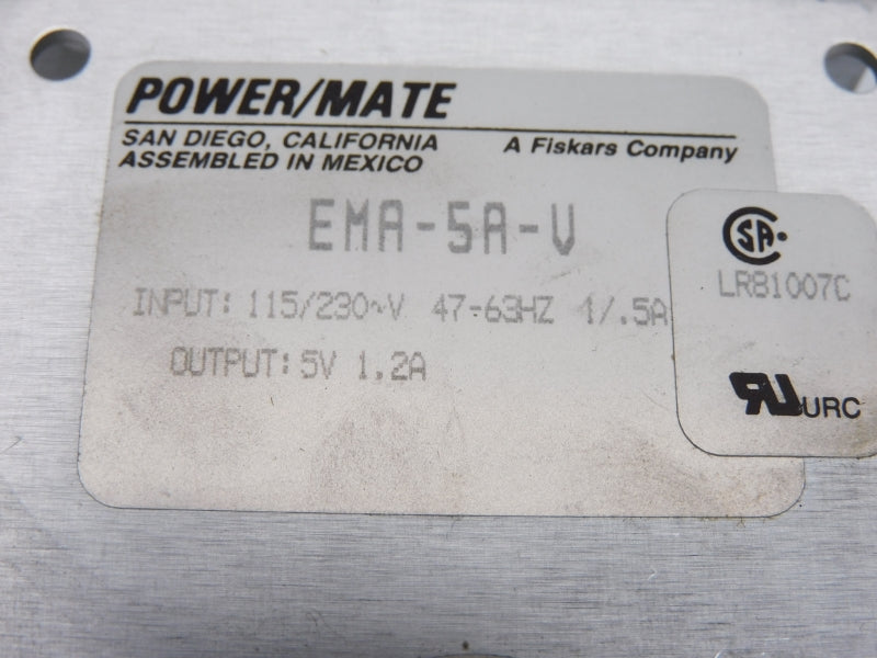 POWER/MATE EMA-5A-V 115/230V 1.5A NSNP