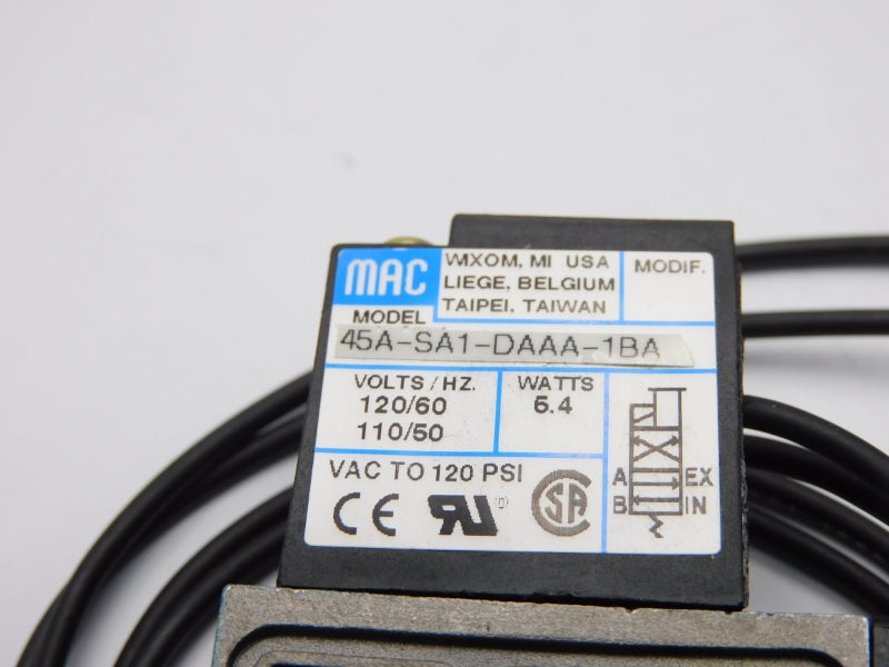 MAC 45A-SA1-DAAA-1BA 110/120V 120PSI NSNP