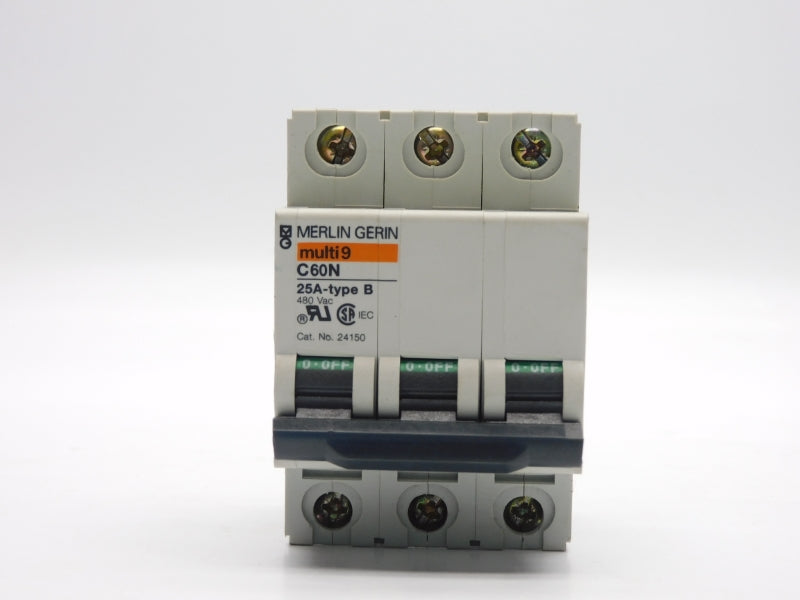 MERLIN GERIN 24150 C60N-25A 480VAC 25A NSNP