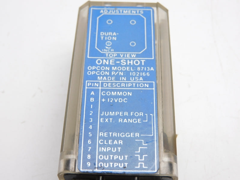 OPCON 102166 8713A 12VDC UNMP