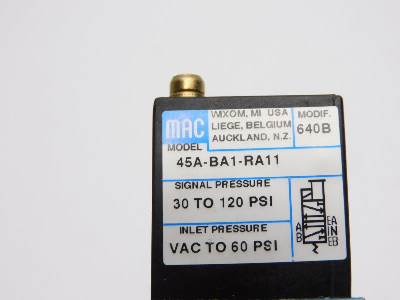 MAC 45A-BA1-RA11 60PSI NSMP