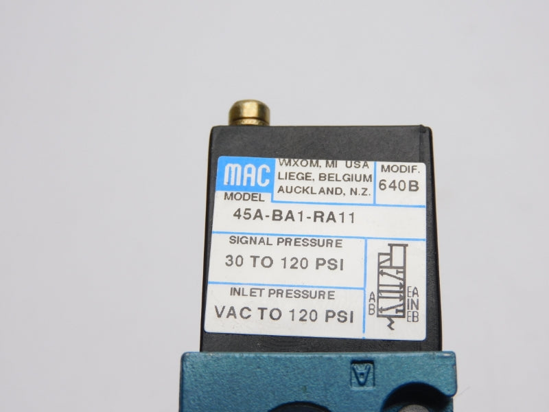 MAC 45A-BA1-RA11 120PSI NSMP