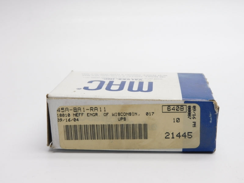 MAC 45A-BA1-RA11 120PSI NSMP