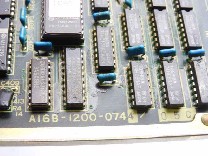 FANUC A06B-6061-J004 A16B-1200-0744/05C UNMP