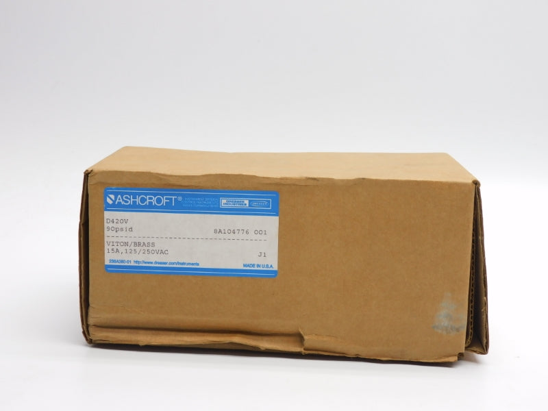 ASHCROFT D420V 125/250VAC 15A 2000PSI NSMP