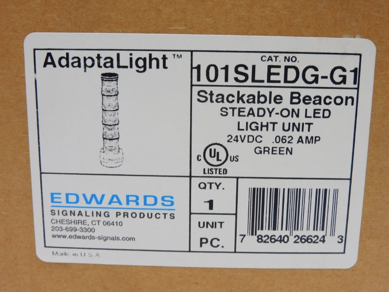 EDWARDS 101SLEDG-G1 24VDC .062A NSMP