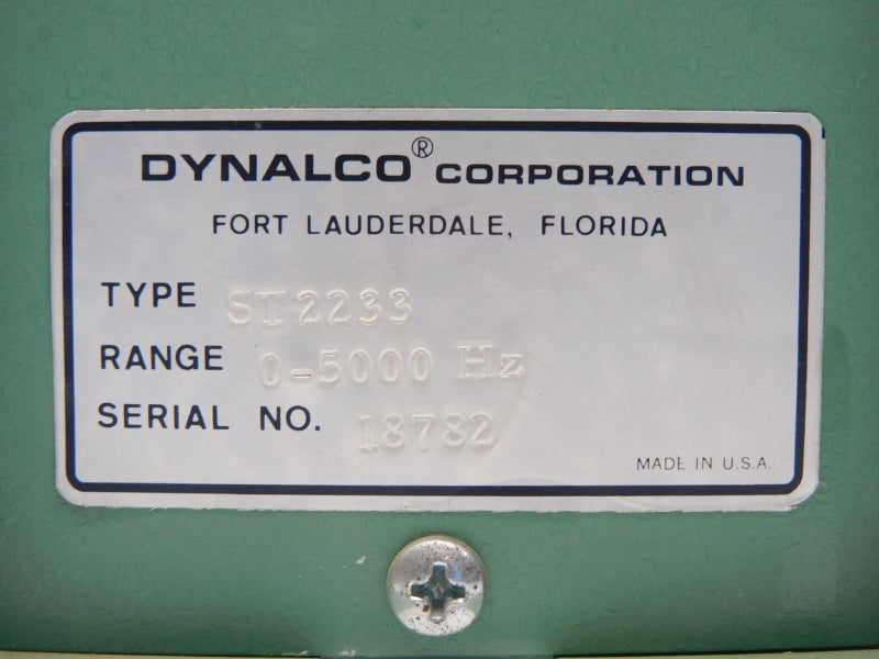 DYNALCO ST2233 115VAC NSNP