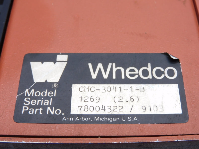 WHEDCO CMC-3041-1-B 78004322/9103 UNMP