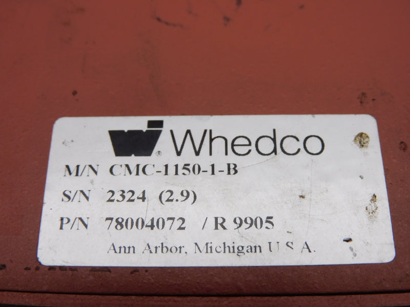 WHEDCO CMC-1150-1-B 78004072/R99065 UNMP