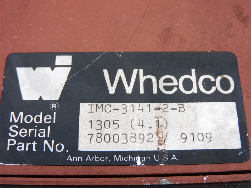 WHEDCO IMC-3141-2-B 78003892/9109 UNMP