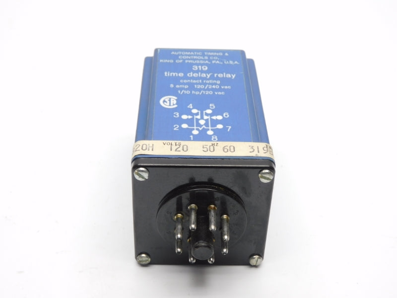 ATC 319B101Q1C 120/240VAC 5A 0-6S UNMP
