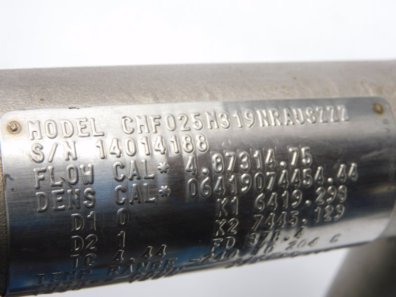 MICRO MOTION CMF025M319NRAUSZZZ 4.87314.75 850PSI NSNP