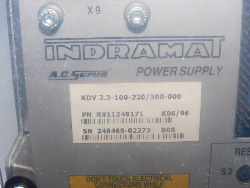 INDRAMAT KDV2.3-100-220/300-000 R911248171 24V UNMP