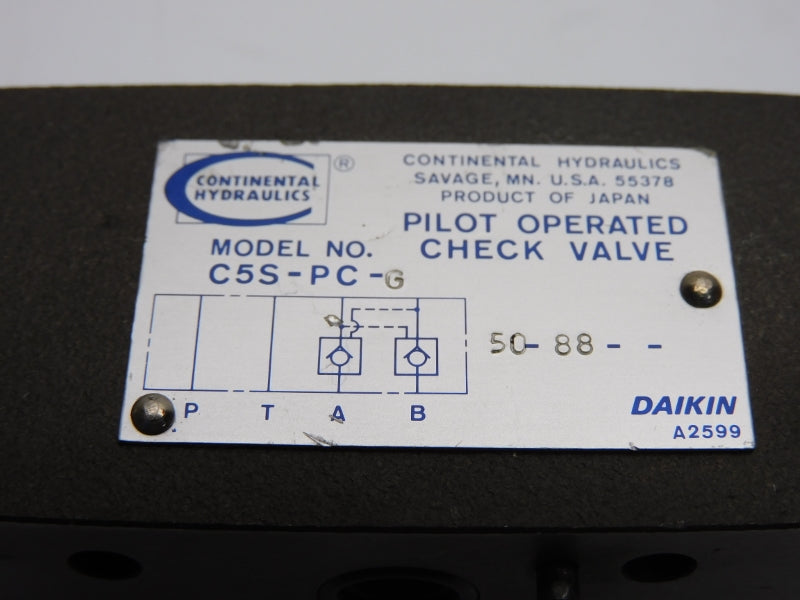 CONTINENTAL HYDRUALICS C5S-PC-G50-88 NSNP