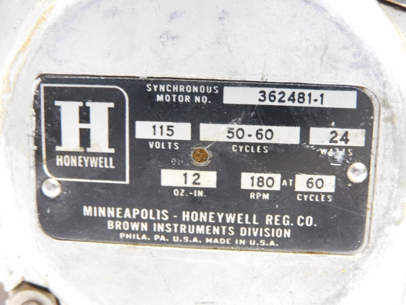 HONEYWELL 362481-1 115V UNMP