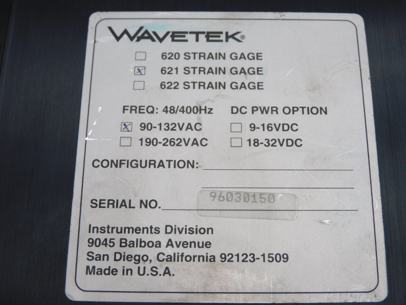 WAVETEK 621 90-132VAC NSNP